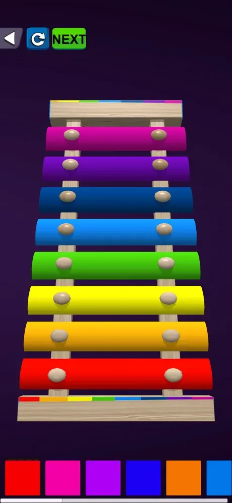 Stacked pop-it roller fidget toys in vibrant colors with grip handles and rainbow connector, color palette for stress relief gameplay