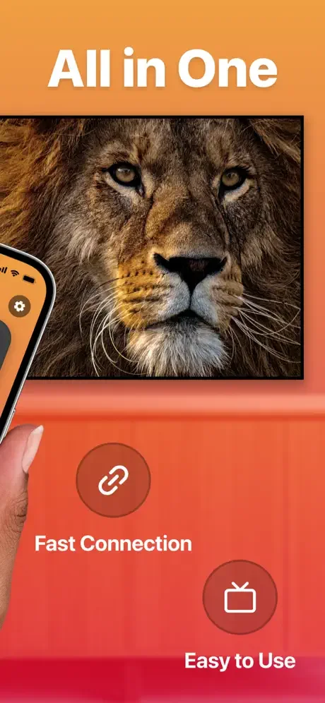 FireApp all-in-one remote features fast connection and easy to use smart TV control interface